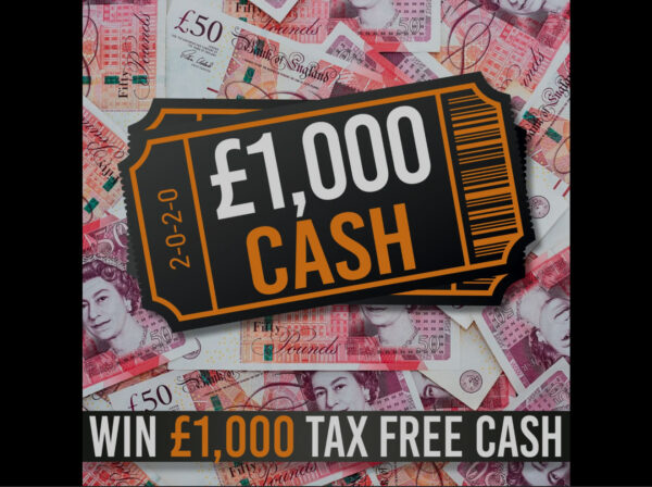 Win £1000 cash